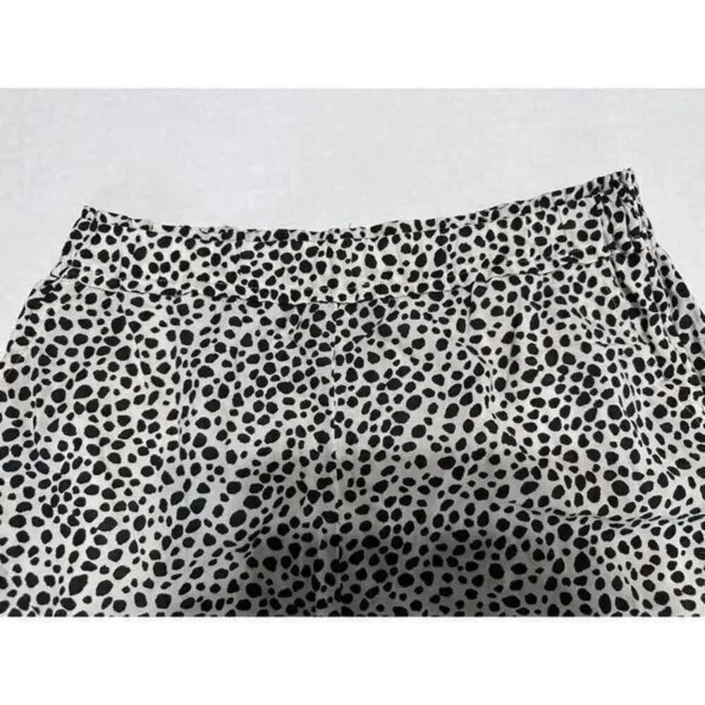 Aries Women’s Shorts Beige Black Blobs‎ - Size Small 100% Modal